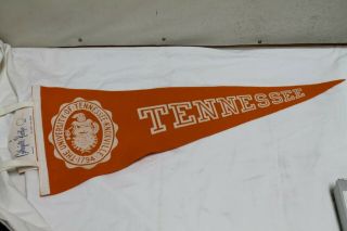 Vintage Collegiate Pacific University Of Tennessee Volunteers Felt Pennant 28 "