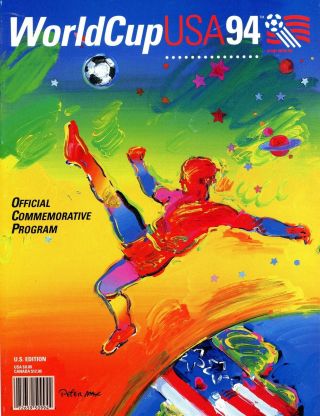 1994 Fifa World Cup Soccer Tournament Usa Program