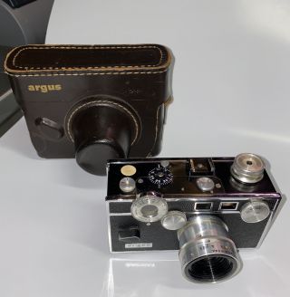 Vintage Argus C3 Camera With Case