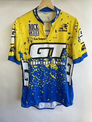 Vintage Aussie Gt Bicycle Cycling Jersey Size Xlarge