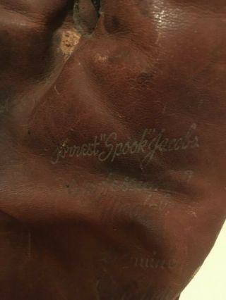 Nokona Vintage 1950 ' s Spook Jacobs Baseball Glove Model 3F9 2