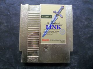 Vintage Nes Nintendo Zelda 2 The Adventures Of Link Video Game