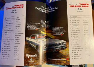 1967 10TH TIMES GRAND PRIX For Sport Cars Riverside Int.  Raceway Oct 28 - 29 3