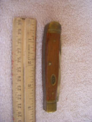 Schrade,  Usa Ltd Ducks Unlimited Wood Double Blade Vintage Pocketknife
