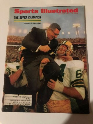 Sports Illustrated January 22,  1968 Green Bay Packers Vince Lombardi Cover