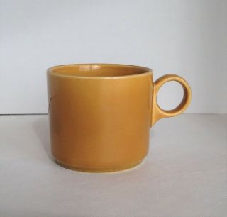 2 1969 Homer Laughlin Ironstone Coffee Mug In Fiesta Antique Gold 3 " T