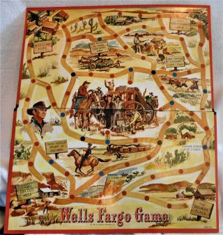Vintage Milton Bradley Tales of Wells Fargo Board Game 4905 1959 3