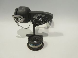 Vintage Orvis 50a Spinning Reel W/ Spare Spool Made In Italy