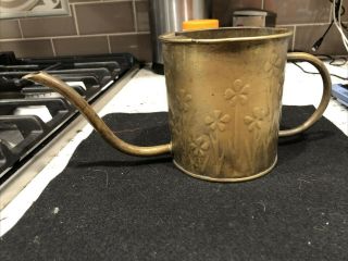 Vintage Brass Watering Can Made In Holland