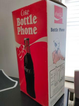 Vintage 1983 Coca - Cola Bottle Phone Coke Telephone Collectible Model 5000