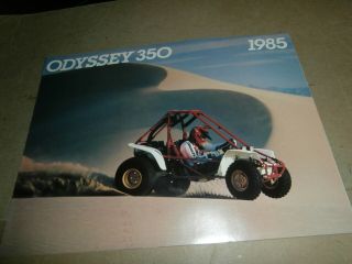 Vintage 1985 Honda Odyssey 350 Atv Brochure Cycle Center York Pa