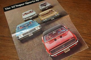 1967 Chevrolet Sport Models Full Color Sales Brochure -,