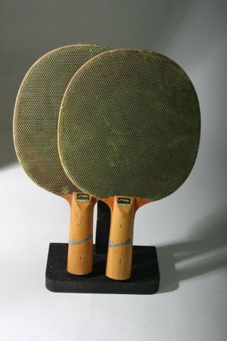 Vintage Stiga - Winner - 2 Table Tennis Bats - Sweden 1960s