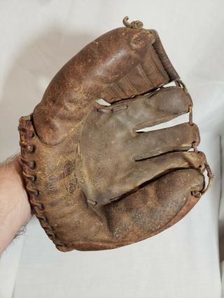 Vintage Rawlings Ken Boyer G675 Button Back Baseball Glove Mitt Usa