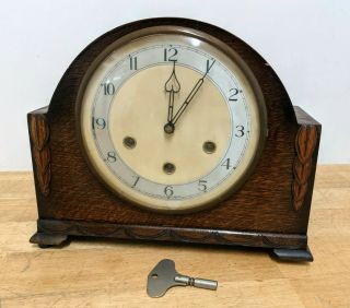 Smiths Enfield Westminster Chiming Mantle Clock 1950 