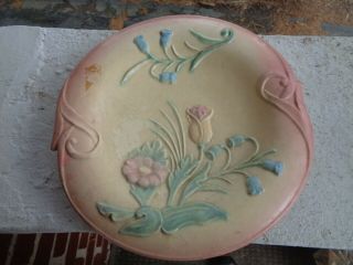 Vintage Ceramic Wall Hanging Plate Flower Floral