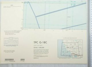 Tactical Pilotage Chart Tpc G - 18c United States / Mexico Large Scale Map