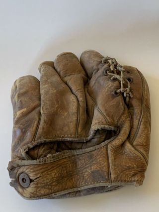 Antique Vintage 1930’/40’s Leather Champion Brand 500 Baseball Glove