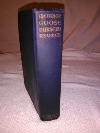 Vintage Book - MOTHER GOOSE NURSERY RHYMES by Edna Cooke 1930 Cupples & Leon 2
