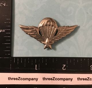 Vintage Us Army Airborne Paratrooper Parachute Pin Badge