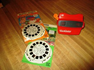 Vintage Viewmaster With 2 Reel Packages