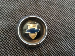 Vintage Chevrolet Chevy Horn Button Steering Wheel Center Cap Part Chrome