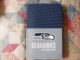 2018 Seattle Seahawks Media Guide Yearbook Press Book Program Nfl Football Ad