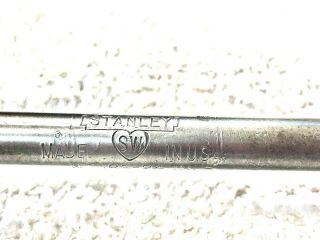 Vintage Stanley Sweetheart Era No.  180 - 24” Auger Bit Brace Drill Extension Usa