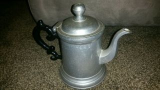 Vintage Wilton Black Handled Coffee Tea Pot Pitcher Teapot