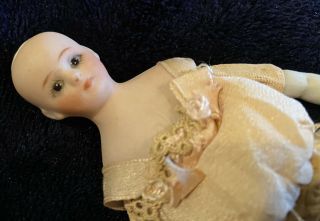 Antique Simon & Halbig 1160 Little Woman Doll 6 In German Dollhouse Doll