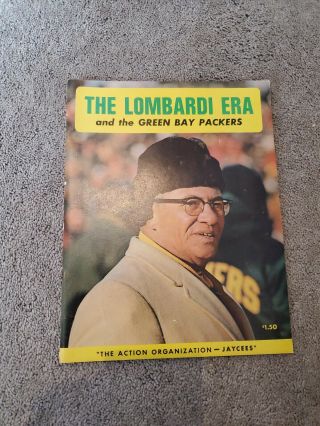 Vintage Green Bay Packers Nfl Football Collectables Lombardi Era 1959 - 1967
