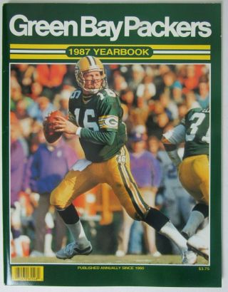 1987 Green Bay Packers Nfl Football Team Yearbook Randy Wright 145966