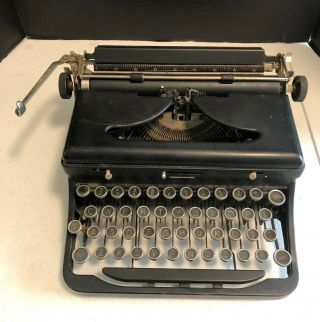 Antique Royal Touch Control Portable Typewriter