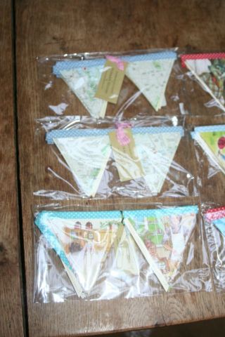 Vintage Style Bunting - Made of Old Vintage Books x 5 Packets 2