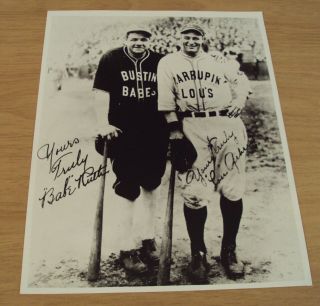 York Yankees Baseball Photo " Babe Ruth & Lou Gehrig " Signed Reprint