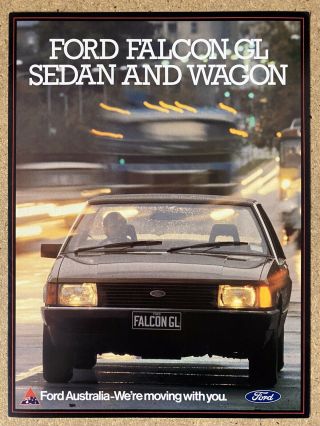 1981 Ford Falcon Gl Australian Sales Brochure Plus Spec Sheet