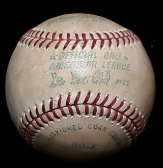 Official American League Baseball,  Lee Macphail,  Thrown By Jack Billingham 78/79