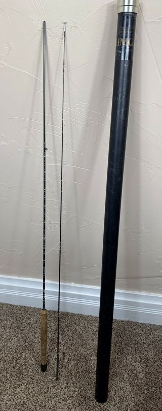 Vintage Fenwick Hmg Gff704 7’ Fly Fishing Pole Rod 2 Piece - Graphite