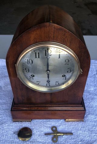 1910’s Antique Seth Thomas Mantel Clock Westminster Chimes Not Parts