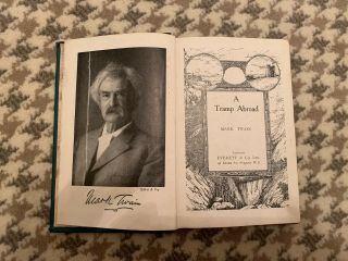 A Tramp Abroad By Mark Twain Vintage Book Over 100 Years Old