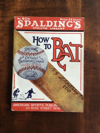 1930 Spalding’s How To Bat - Babe Ruth,  Jimmy Foxx,  Rogers Hornsby,  Babe Herman