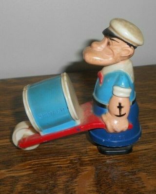 Vintage Popeye The Sailor Man Plastic Toy (walker)
