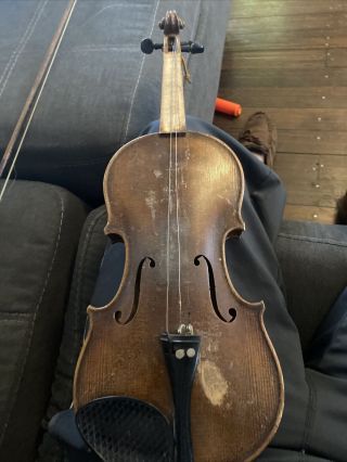 Very Old Antique German Violin - Made In Germany - Stradivarius,  Amati,  Guarneri