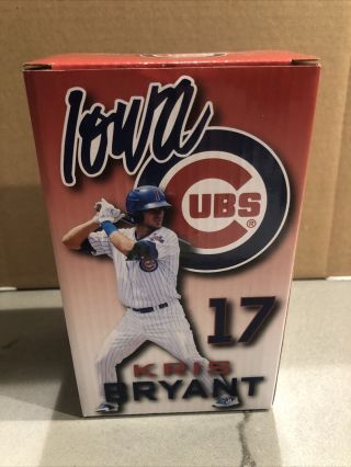 Kris Bryant 2016 Iowa Cubs Bobblehead Figurine Sga Chicago Cubs Minor League Nib