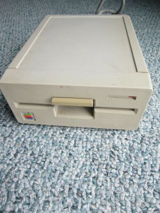 Vintage Apple Computer 5.  25 " External Floppy Disk Drive Model A9m0107