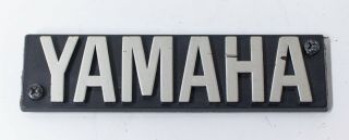 Yamaha Vintage Amp Pa Badge Logo 4.  25 " X 1.  25 " With Screws