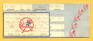 June 16 1997 First Subway Series - York Ny Mets Vs.  Ny Yankees Ticket Stub