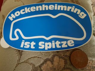 1980s Vintage Hockenheim Sticker