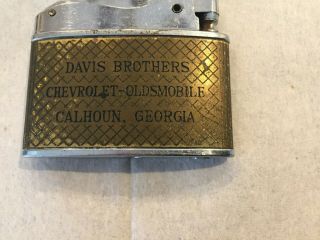 Calhoun Ga.  Lighter Davis Brothers Chevrolet - Oldsmobile Picture Of 1958 Chev.