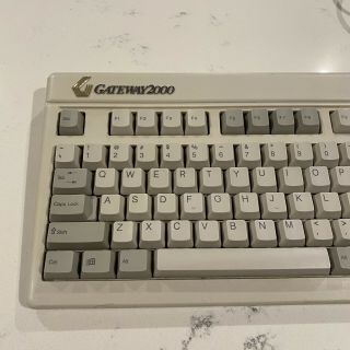 Vintage Gateway 2000 Computer Keyboard 219600X - XX - XXX. 2
